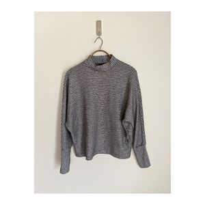 Out from Under Striped Turtleneck